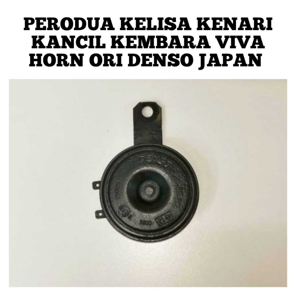 🇯🇵🇯🇵 Horn / Hon Perodua Kelisa Kancil Kenari Kembara Viva Hon / Horn Kereta Ori Denso Japan