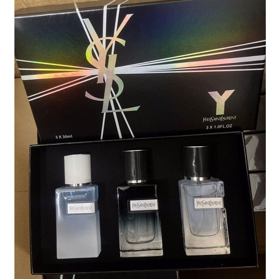 ORIGNAL Perfume Ysl Y Man miniature set 3 in 1