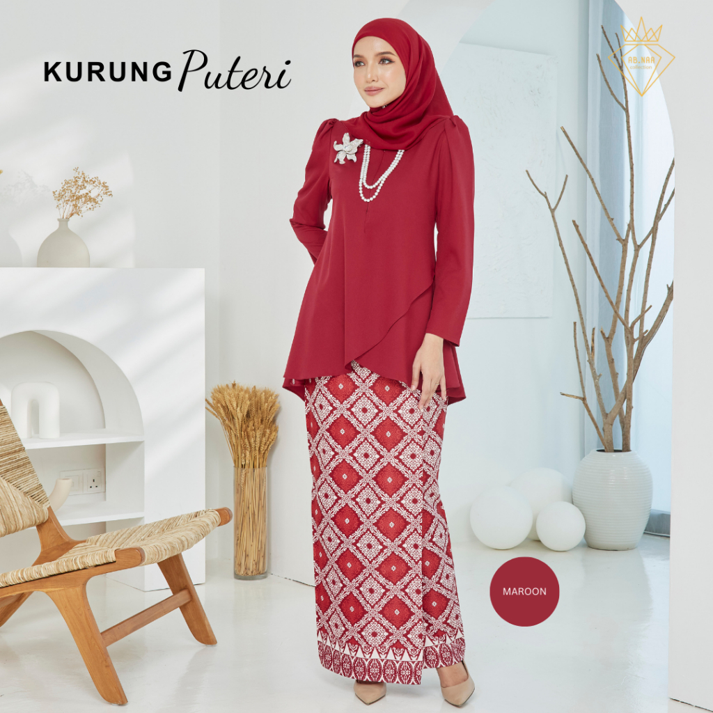Baju Kurung Moden Raya 2024 Viral Kedah Batik Cotton Perempuan Songket Murah Plus Size Ironless Muslimah | Puteri
