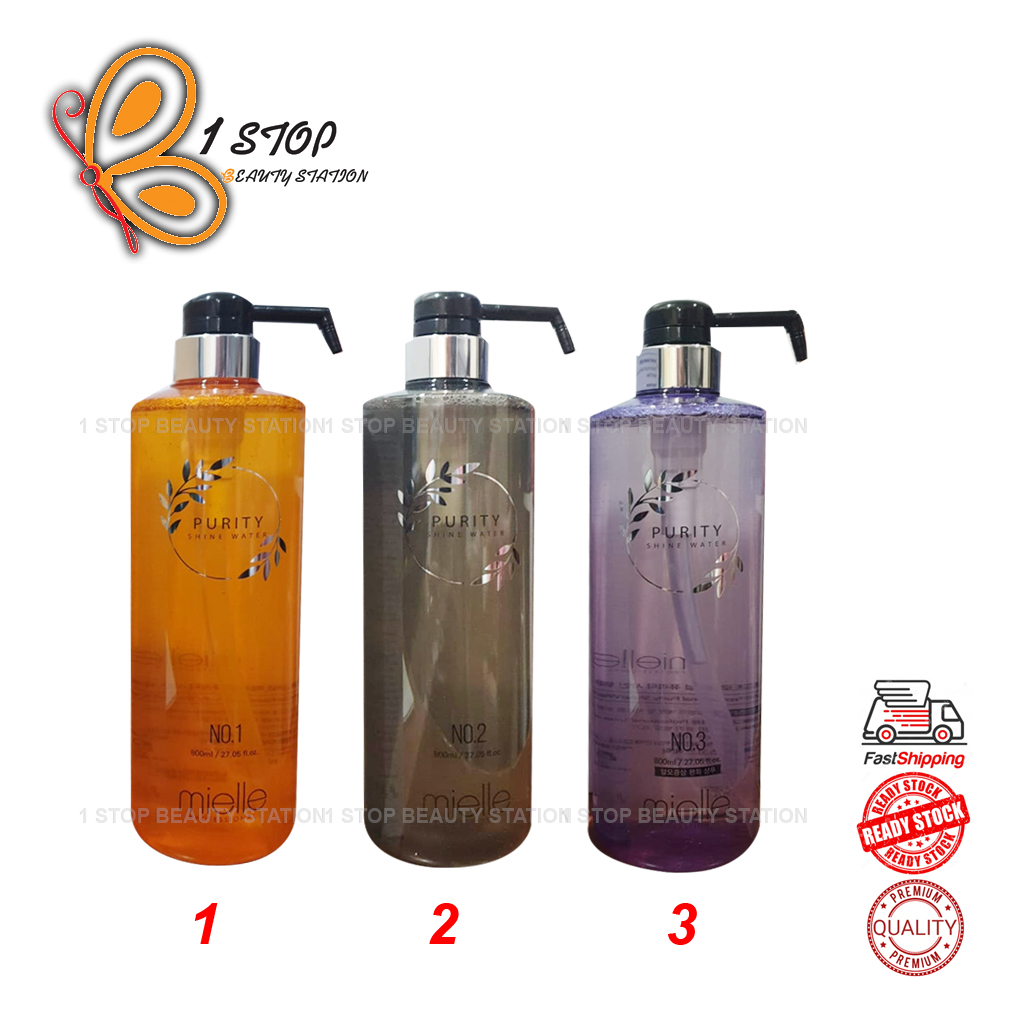 Mielle Professional - Purity Shine Water Shampoo No.1 Original / No.2 Mild / No.3 Plus (800ML)