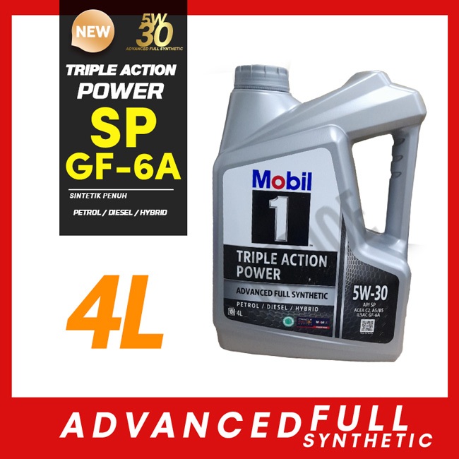 Mobil1 Fully Synthetic 5w30 Car Accessories recommended Ford Honda Toyota Vios NISSAN MITSUBISHI works men workshop