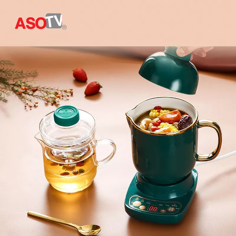 ASOTV® 养生杯 Multifunction Double Health Cup Mug Cooker Boiler Valentine Mother Day Teacher Day Gift set 0237 Cup Mug