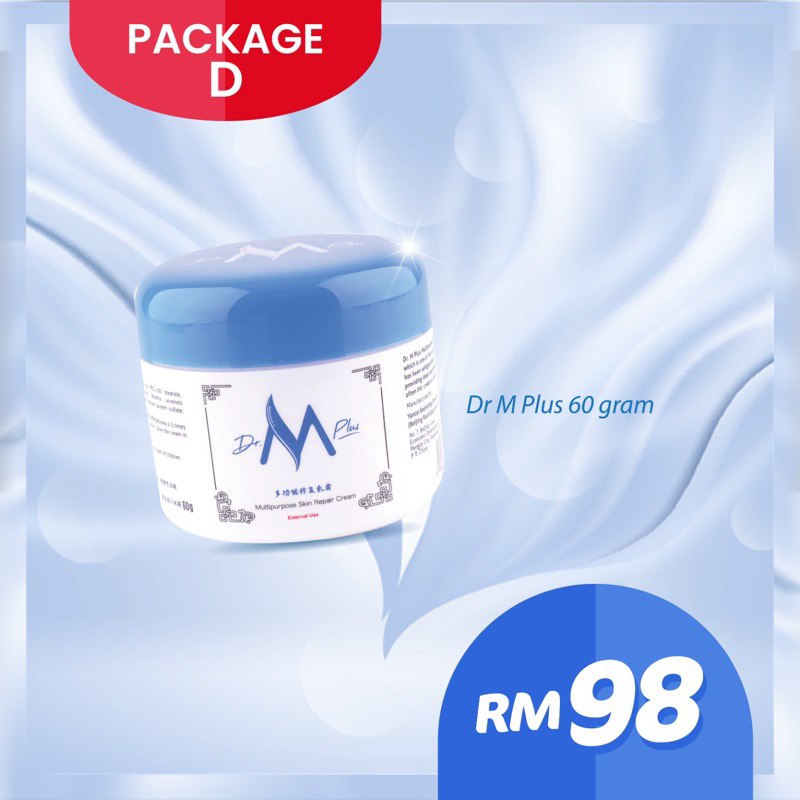 Dr M Plus 多功能修复乳霜 60克 Multipurpose Skincare Cream 60g