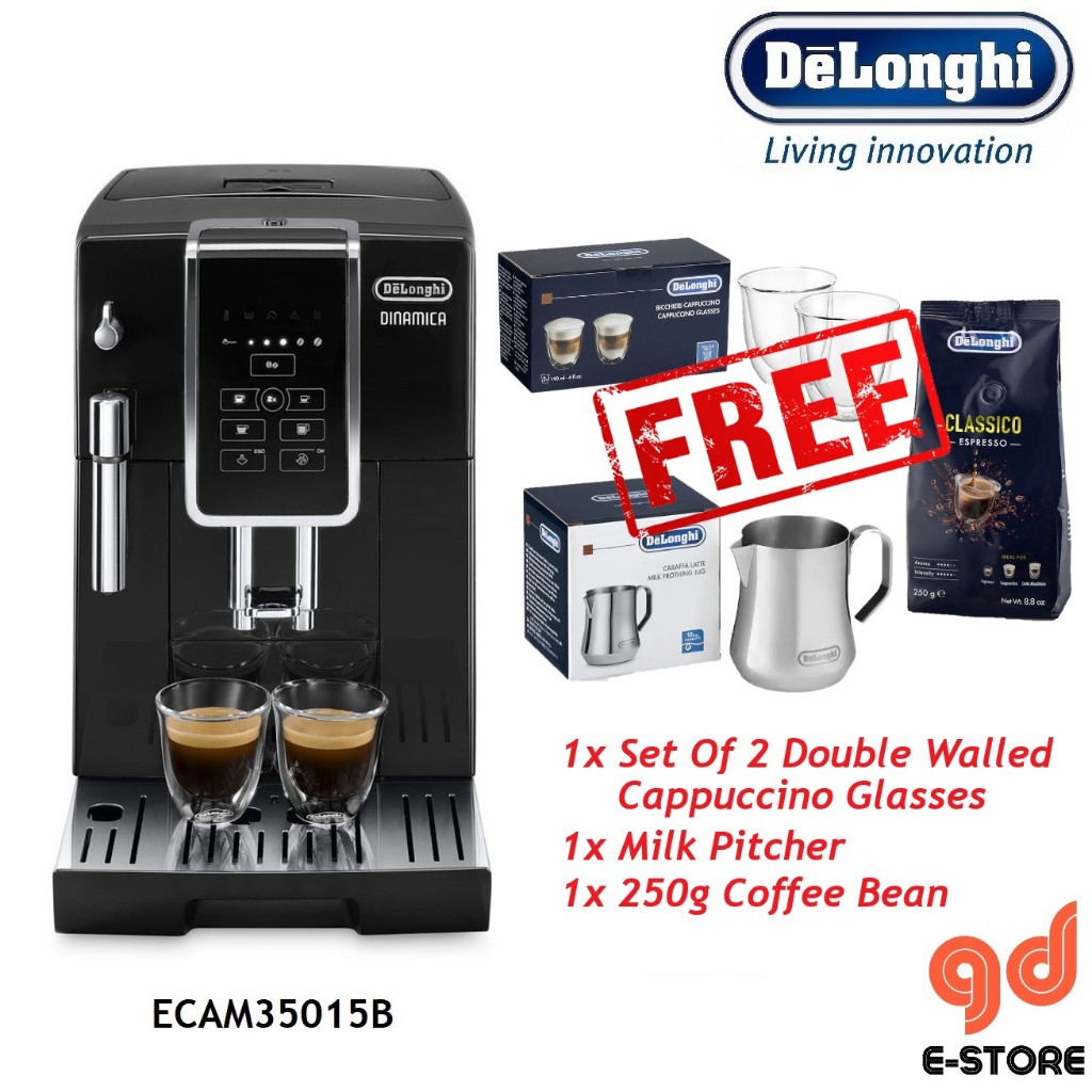 Delonghi DINAMICA ECAM35015B Coffee Machine ecam350.15.b