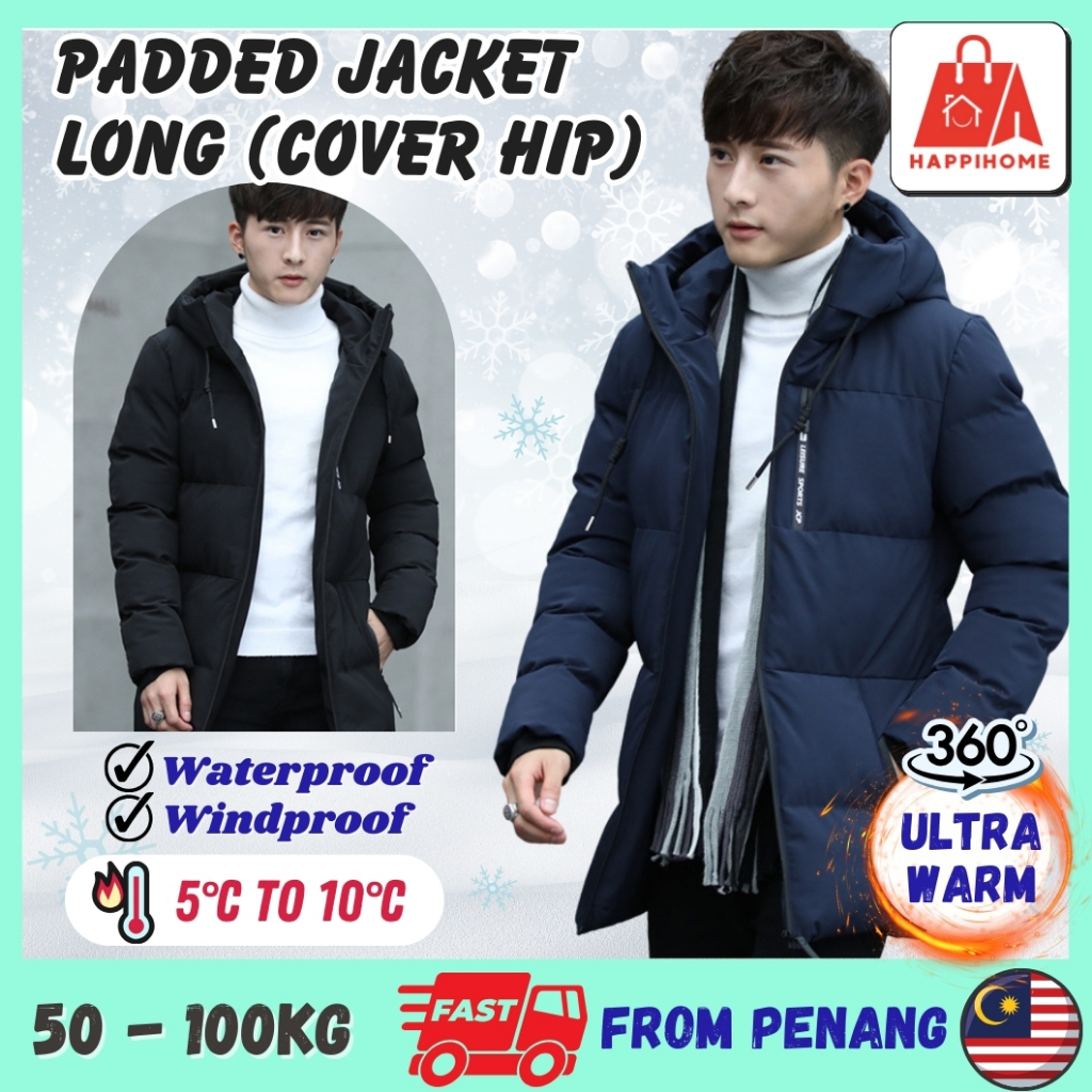 Winter Down Jacket Plus Size Men Windproof Coat Cold Jacket Men 羽絨服男 Baju Sejuk Tebal Lelaki