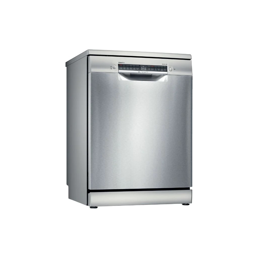 Bosch SMS4IVI01P 60cm Stainless Steel Series 4 Freestanding Dishwasher (Lacquered)