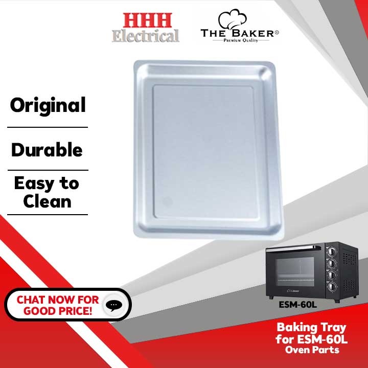 The baker Spare Tray Oven/ Stainless Steel Baking Tray/ Wire Rack for Electric Oven ESM-60L ONLY/ Dulang untuk Ketuhar