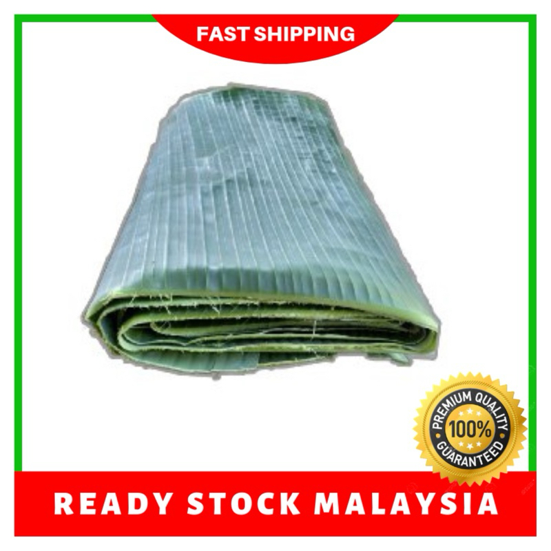 ORIGINAL PRODUCT Daun Pisang Segar ASLI (1KG) / Fresh ORIGINAL Banana Leaf (1KG)