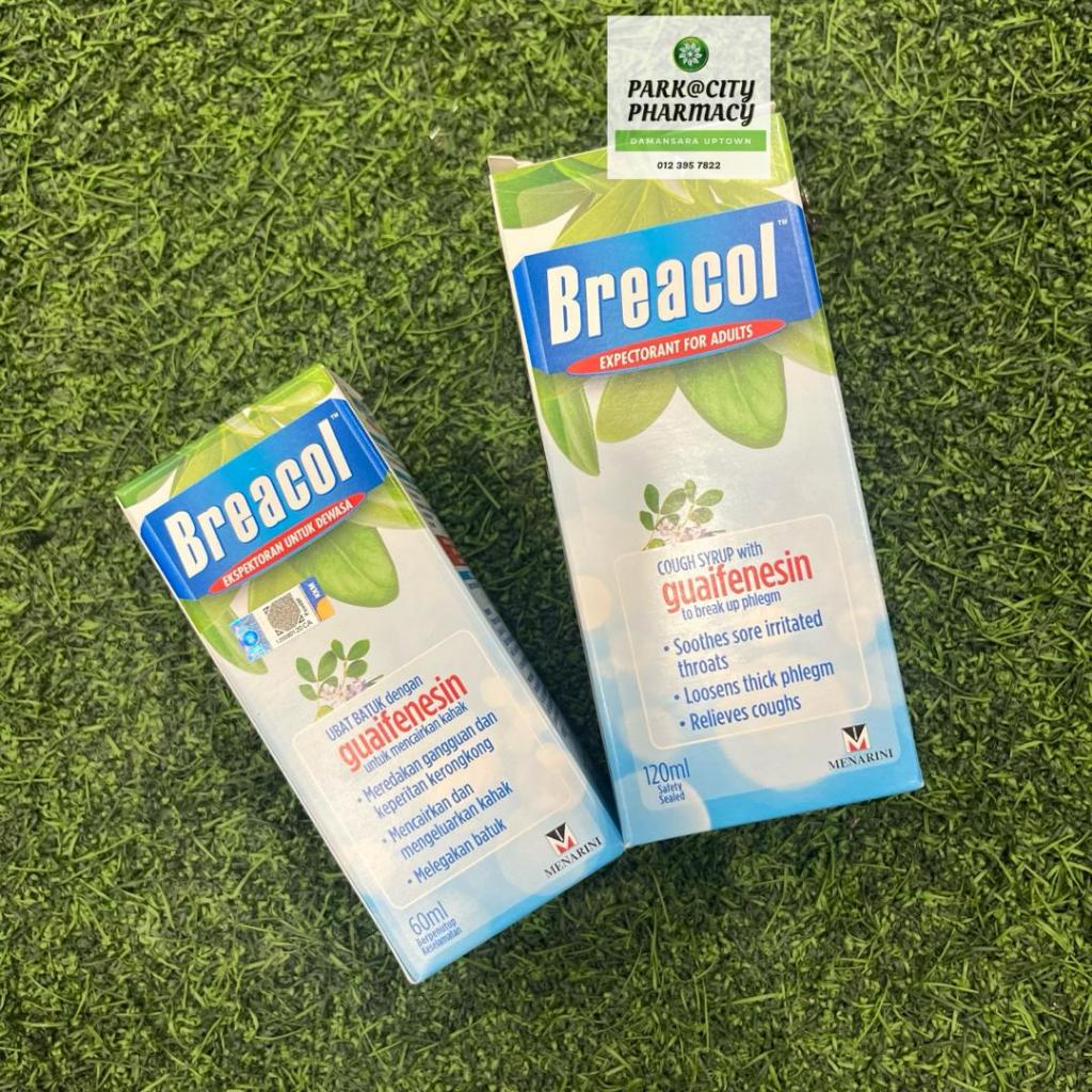Breacol Expectorant Syrup Adults 120ml 20 0773 / 60ml 20 0766