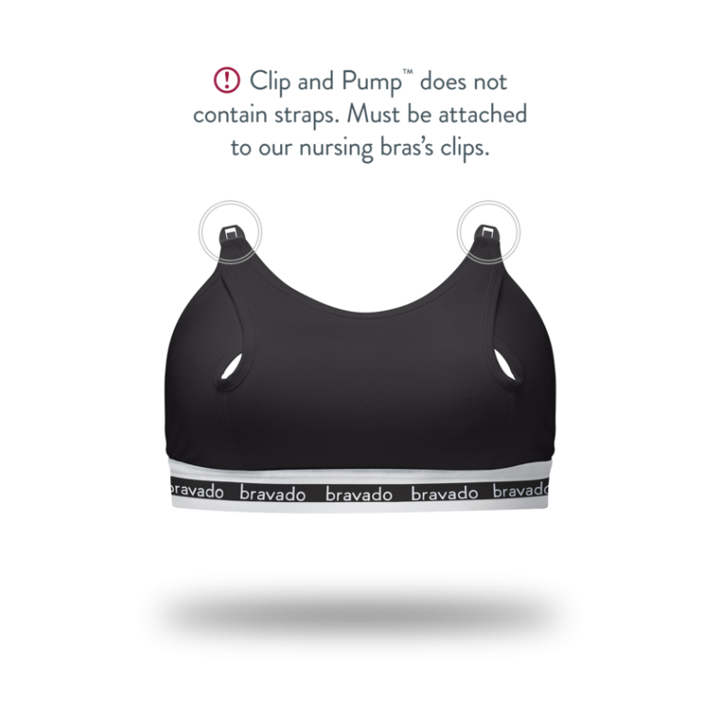 Bravado Designs Clip and Pump Hands-Free Nursing Bra Accessory - Sustainable