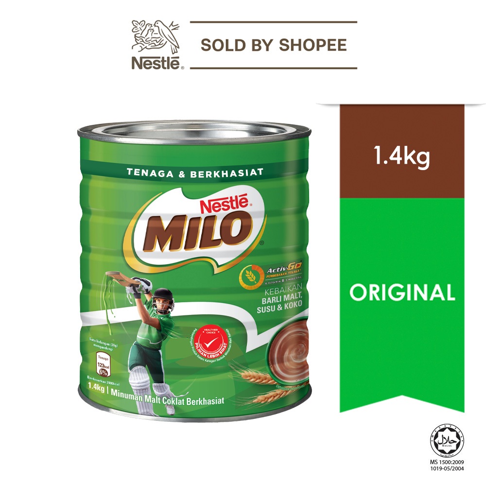 NESTLE Milo Activ-Go Tin 1.4kg (Halal)