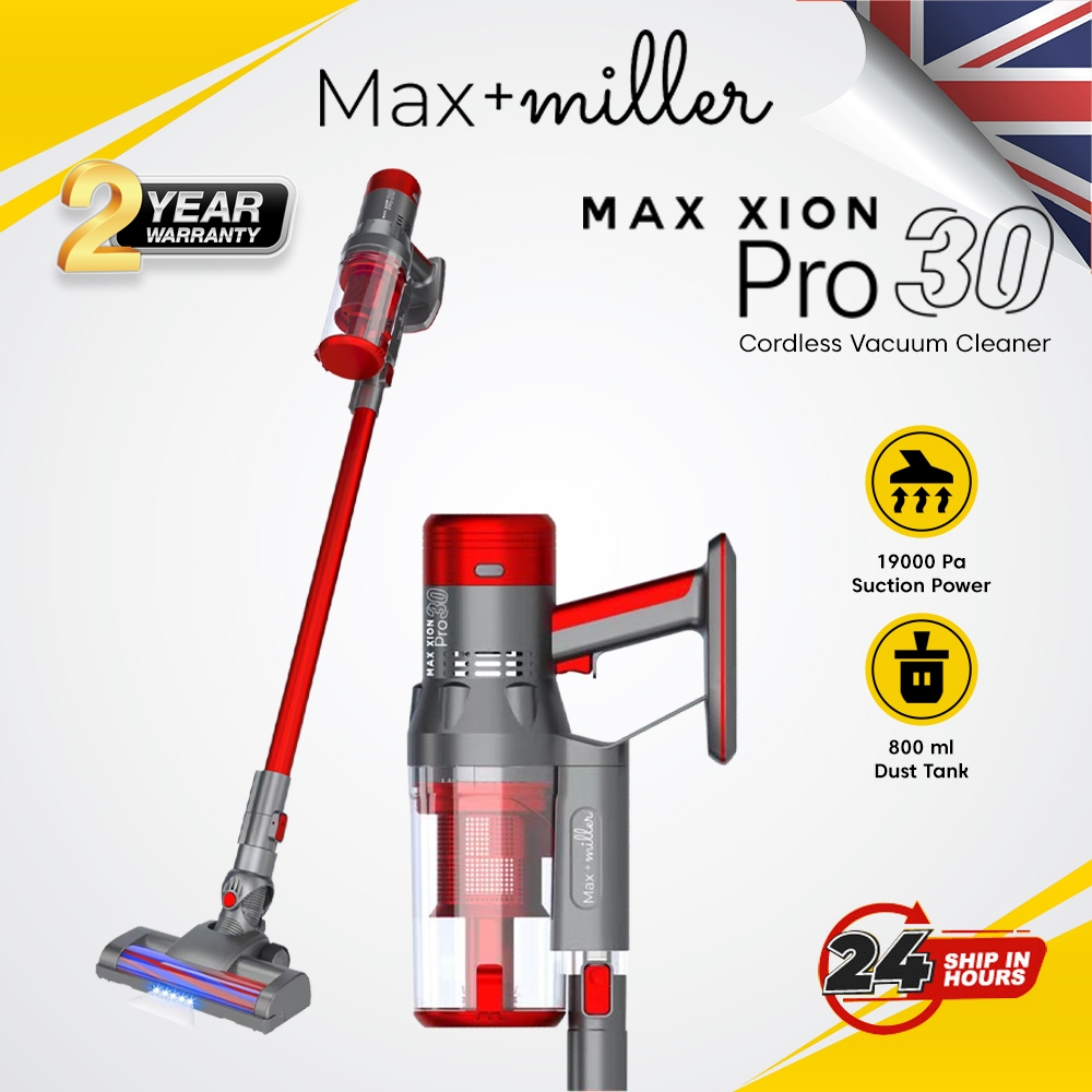 MAX + Miller Cordless Vacuum Cleaner 250W MAX XION Pro30 Handheld Vacuum Cleaner 19000PA