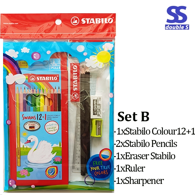 Stabilo Colour Set Jimat/Back To School/SetA-J