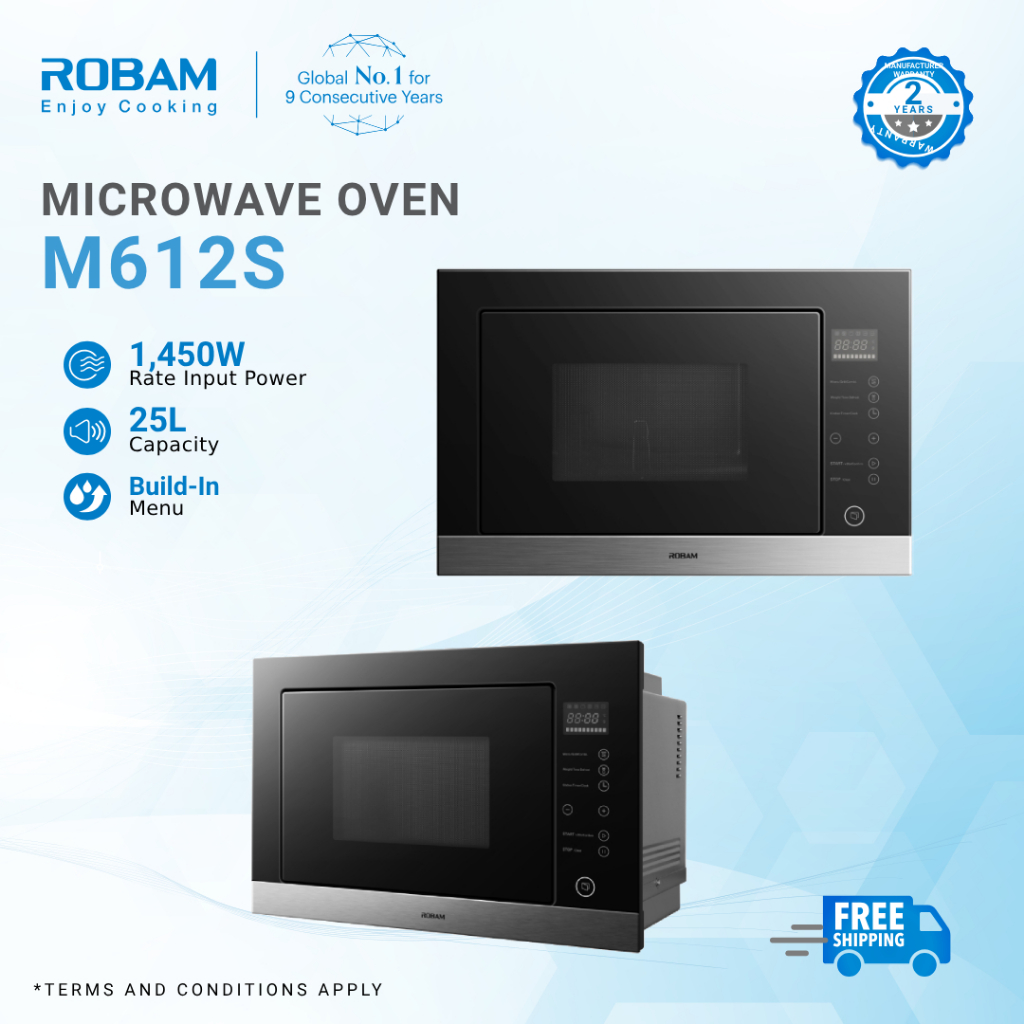 ROBAM M612S 25L Built-in Microwave Oven