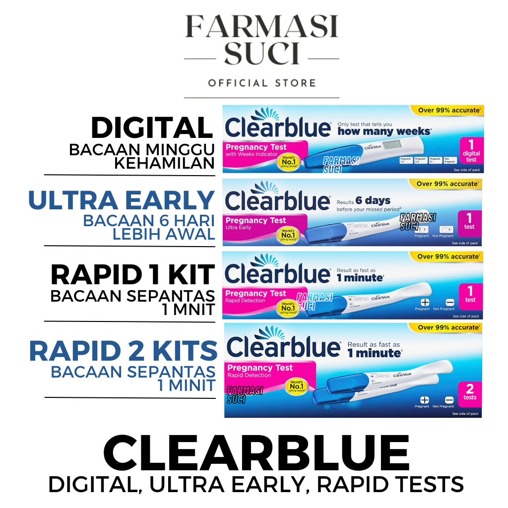 Clear blue Pregnancy Test Digital - Pregnant Test Clearblue Digital, Ultra Early, & Rapid Detection Test