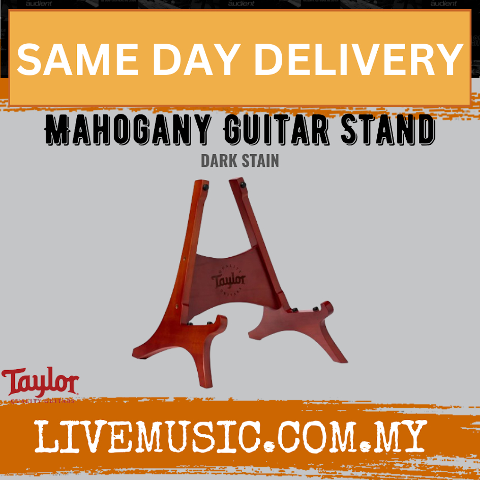 Taylor Mahogany Guitar Stand, Dark Stain