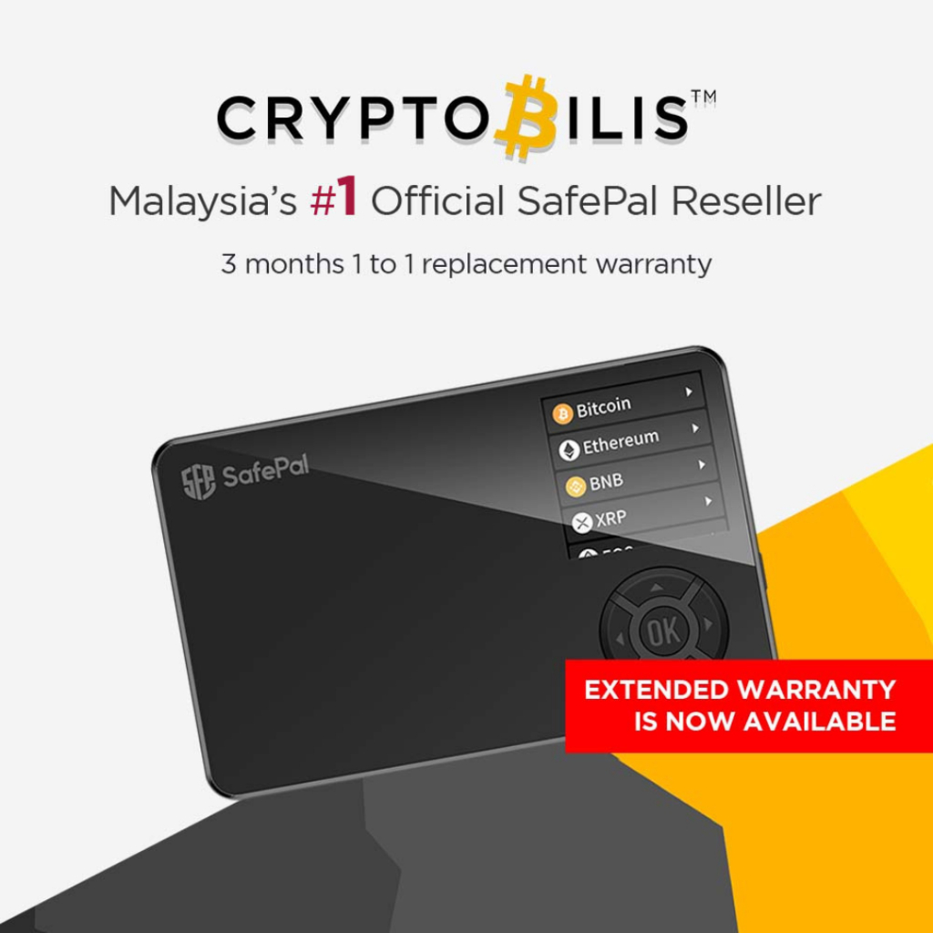 Safepal S1 - Authorized Reseller (CryptoBilis) Bitcoin, NFT & Cryptocurrency Hardware Wallet