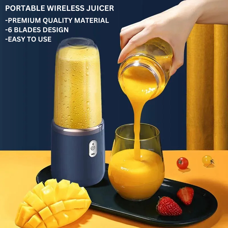 Portable Electric Fruit Blender Juice Mixer Fruit Extractor Mini Blender Juicer Pemerah Jus 榨汁机 果汁机