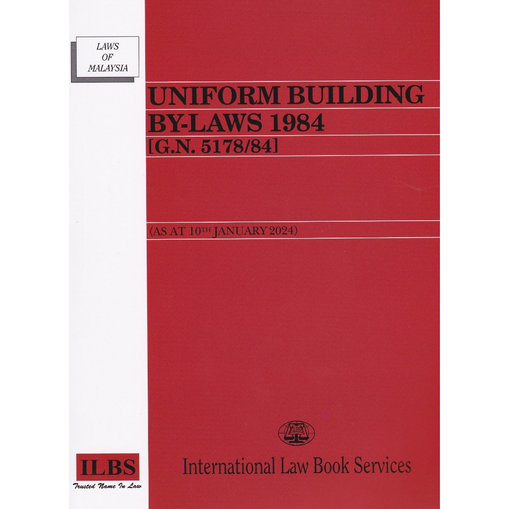 Uniform Building By-Laws 1984 [G.N. 5178/84] [As at 10th January 2024]