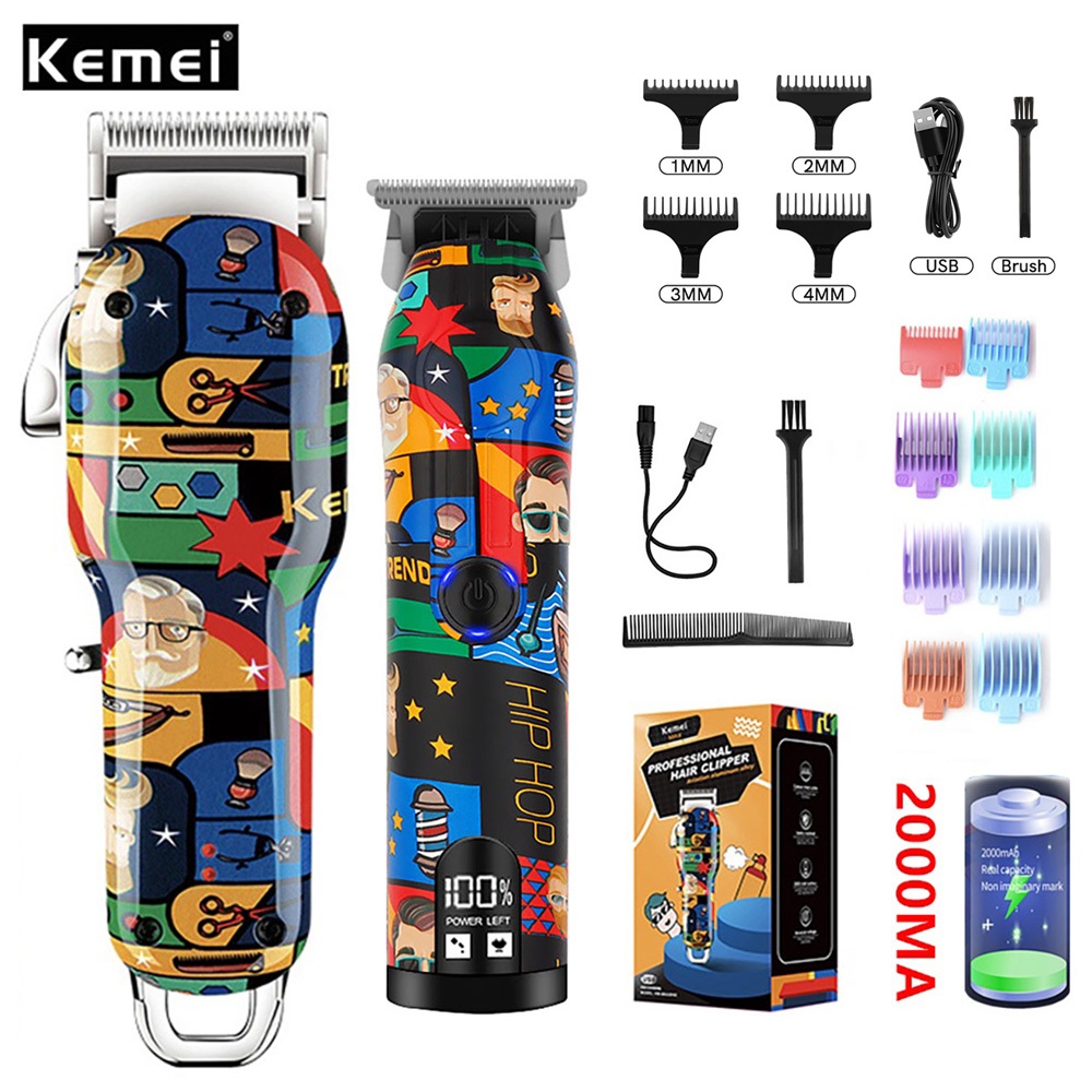 KEMEI KM-MAX2092 Hair Clipper Professional Barber Cutting Electric Cordless Beard Kemei Hair Clipper