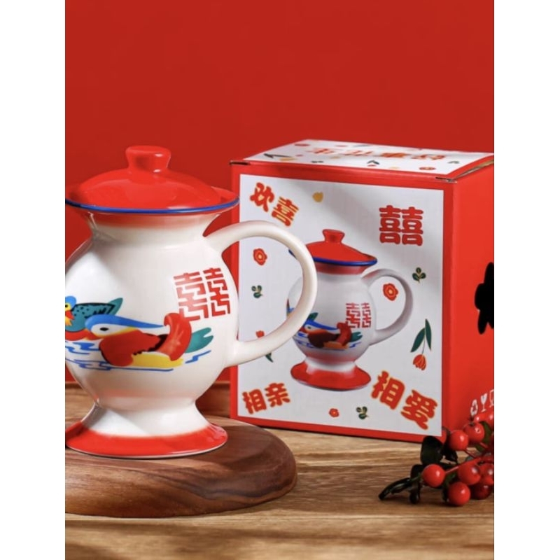 (Ready stock) Ceramic funny Cup Spittoon nostalgic old stylr400ml搞怪杯子痰盂杯