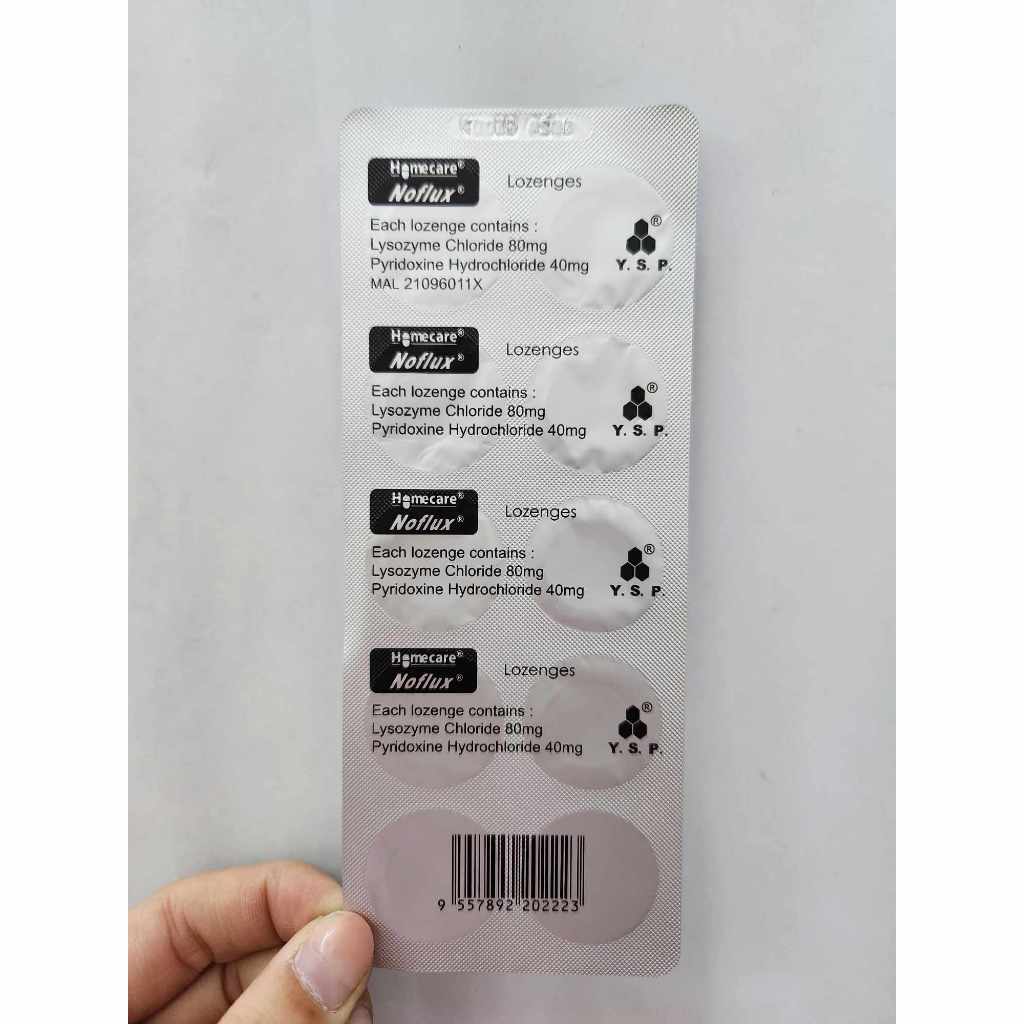Homecare Noflux Lozenges 10's tablets