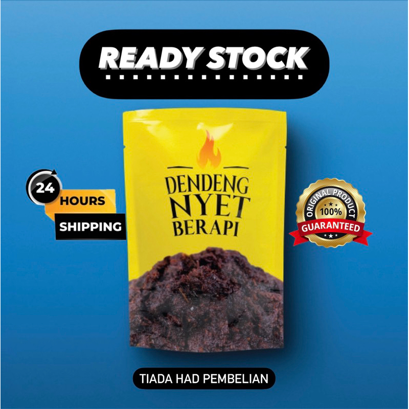 Dendeng Nyet Berapi By Khairul Aming (Ready Stock) Terpaling Viral 2024