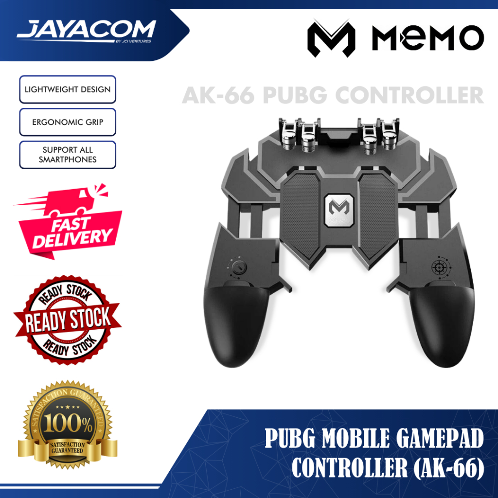 Memo AK66 PUBG Universal Adjustable Mobile Gamepad Controller