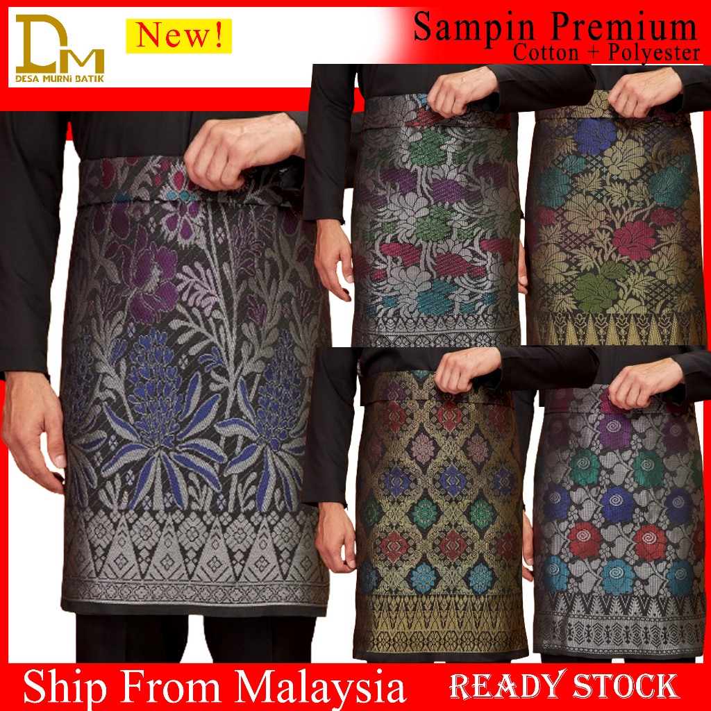 SAMPING PREMIUM by DESA MURNI BATIK- COTTON MIX POLYESTER--READY STOCK!FAST SELLING!