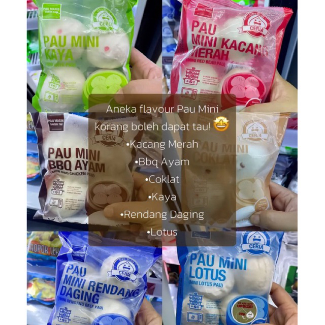 PAU MINI SEDAP CERIA BRAND 35G