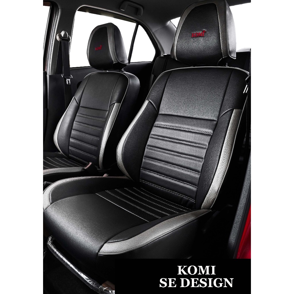 KOMI Seat Cover ( FOR Toyota Vios 2003 - 2013 ) SE Design Series