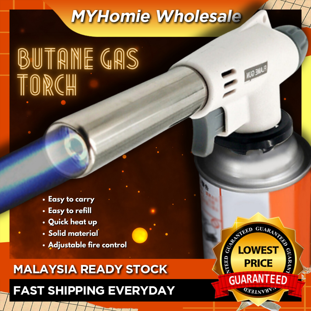 Camping Gas Torch Butane Burner Welding Fire Maker Flame Gun Multipurpose Torch Gun Welding 燃气焰枪