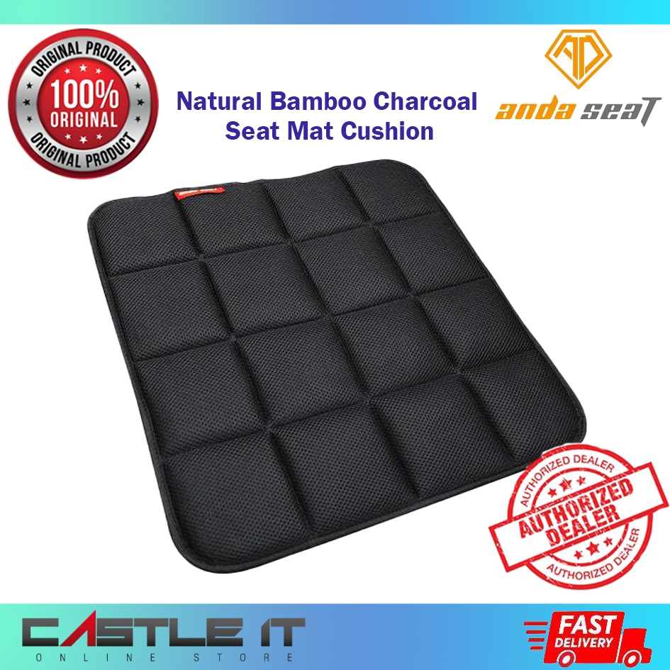 AndaSeat Green-touch Natural Bamboo Charcoal Seat Mat Cushion (AD-S-450-01)