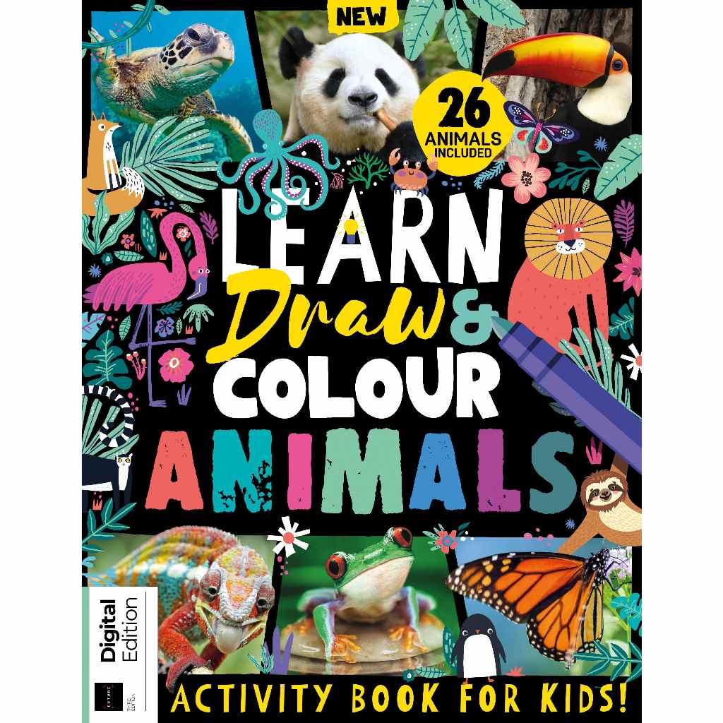 [ Ebook ] Learn, Draw & Color Animals: Discover 26 of the Most Fascinating Animals on the Planet!