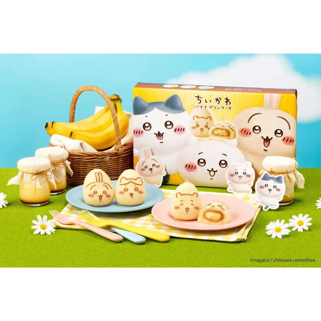 【JAPAN BOX】Tokyo Banana “Chiikawa(ちいかわ)” Banana pudding cake flavor, Direct from Japan