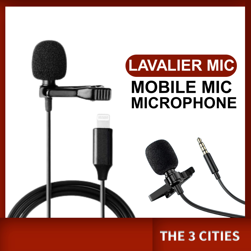 Professional Mini Mobile Lavalier Mic Mobile Microphone karaoke Microphone Small Clip Microphone Phone Recording Zoom