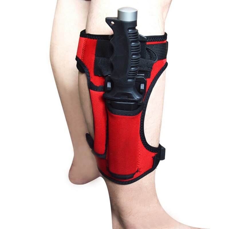 Scuba diving knife wrap sheath leg holder leg belt Keep Diving