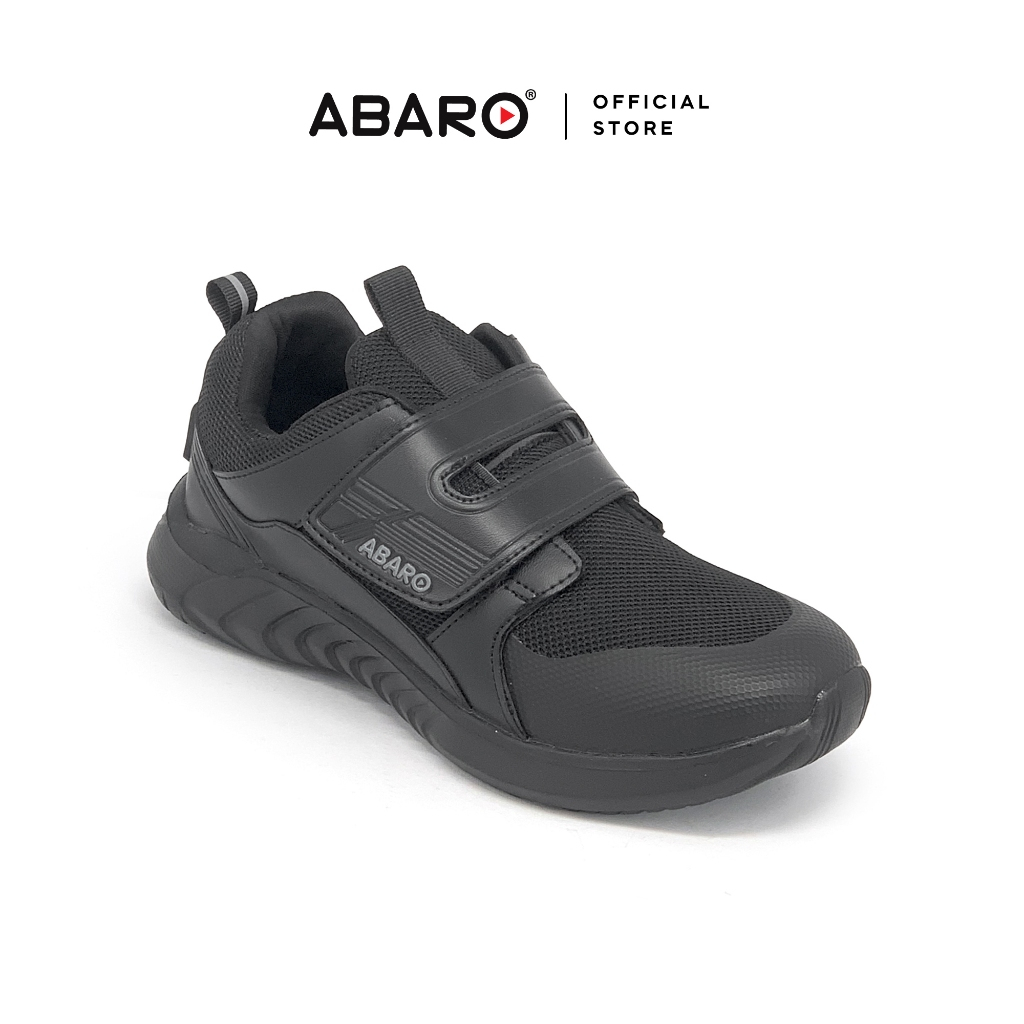 ABARO 2807N NameTech Ultralight Unisex School Shoes Breathable Mesh/Anti-Bacterial/Kasut Sekolah Hitam/Kasut Tulis Nama