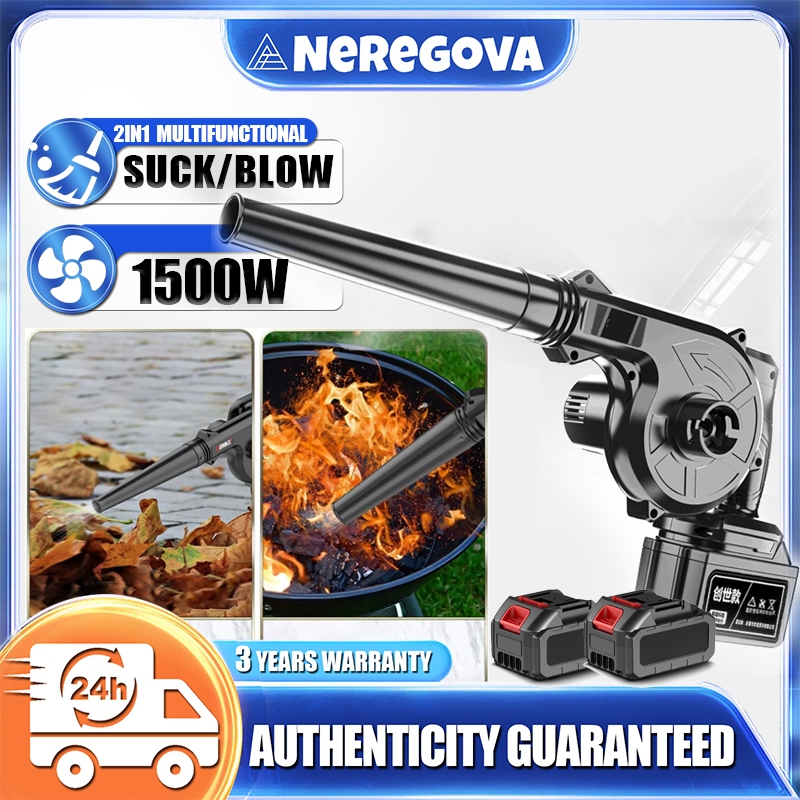 ❗3 Years Warranty❗1500W air blower cordless & Vacuum cleaner 2 in 1 /portable blower/leaf blower Dust removal 鼓风机