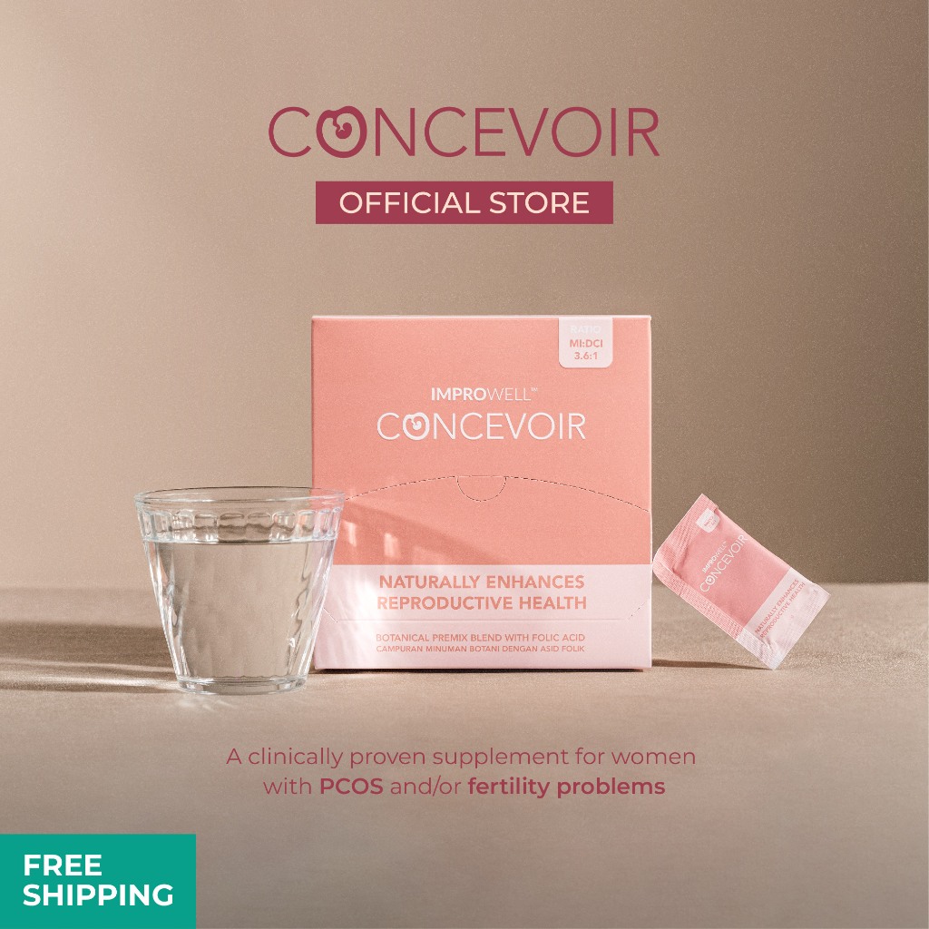 CONCEVOIR | Myo-Inositol & D-Chiro-Inositol Supplement (90 Sachets) | PCOS | Fertility | Hormonal Imbalance | Menstrual✨