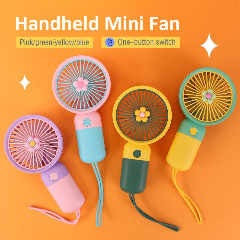 Portable Hand Table Mini Clip Fan USB Charge Battery Desk Cooling Small Kipas YM88146B