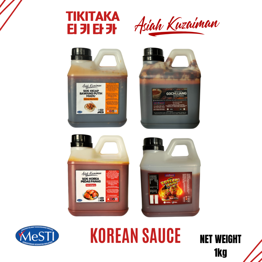 [HALAL] 1KG Bottle Korean Fried Chicken Sauce (Sos Ayam Korea)