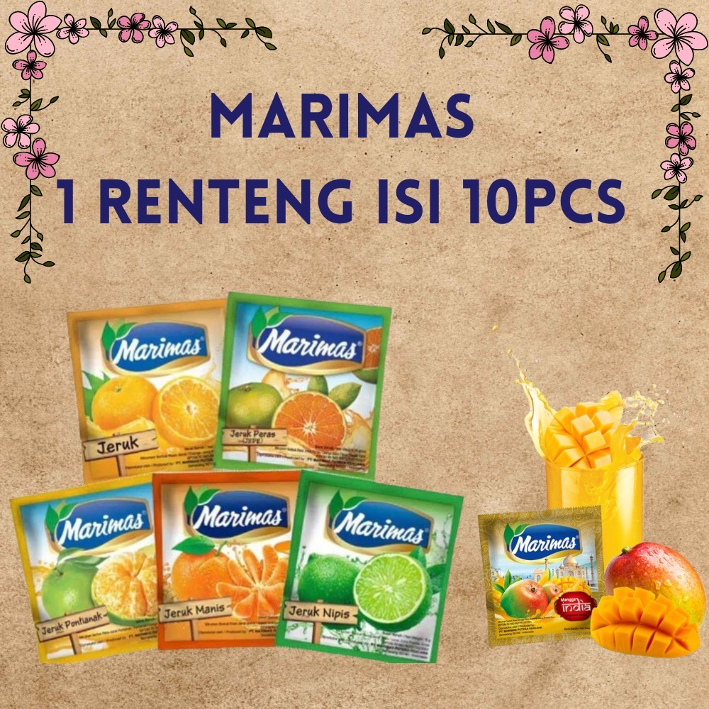 MARIMAS MINUMAN SERBUK ISI 1 RENTENG (10PCS) / DRINKS