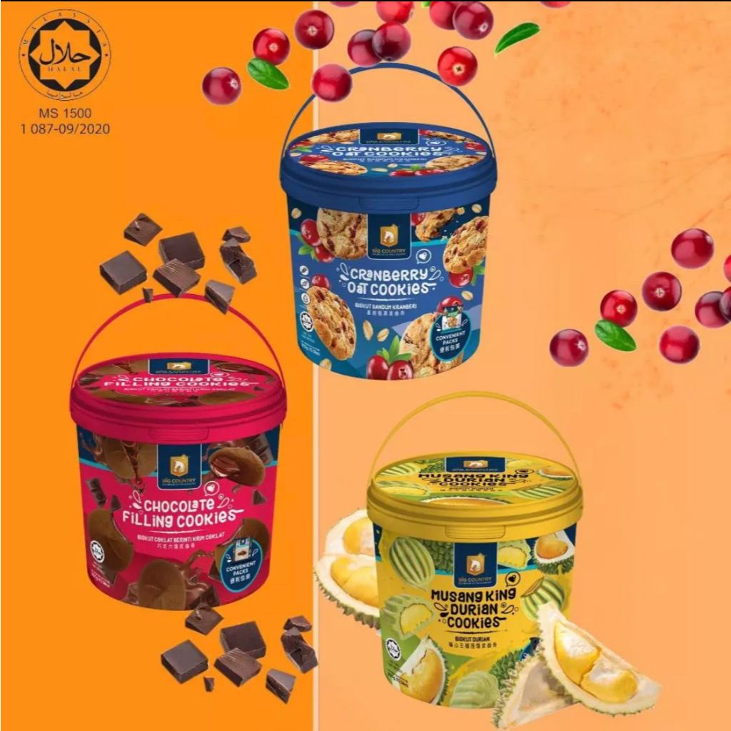 Big Country Cookies with premium filling 300g