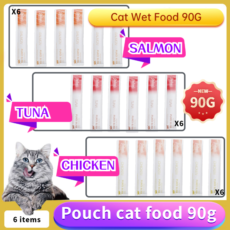 FURLOVE Pouch 90g Wet Food Cat Makanan Basah Kucing 猫咪零食（90g)