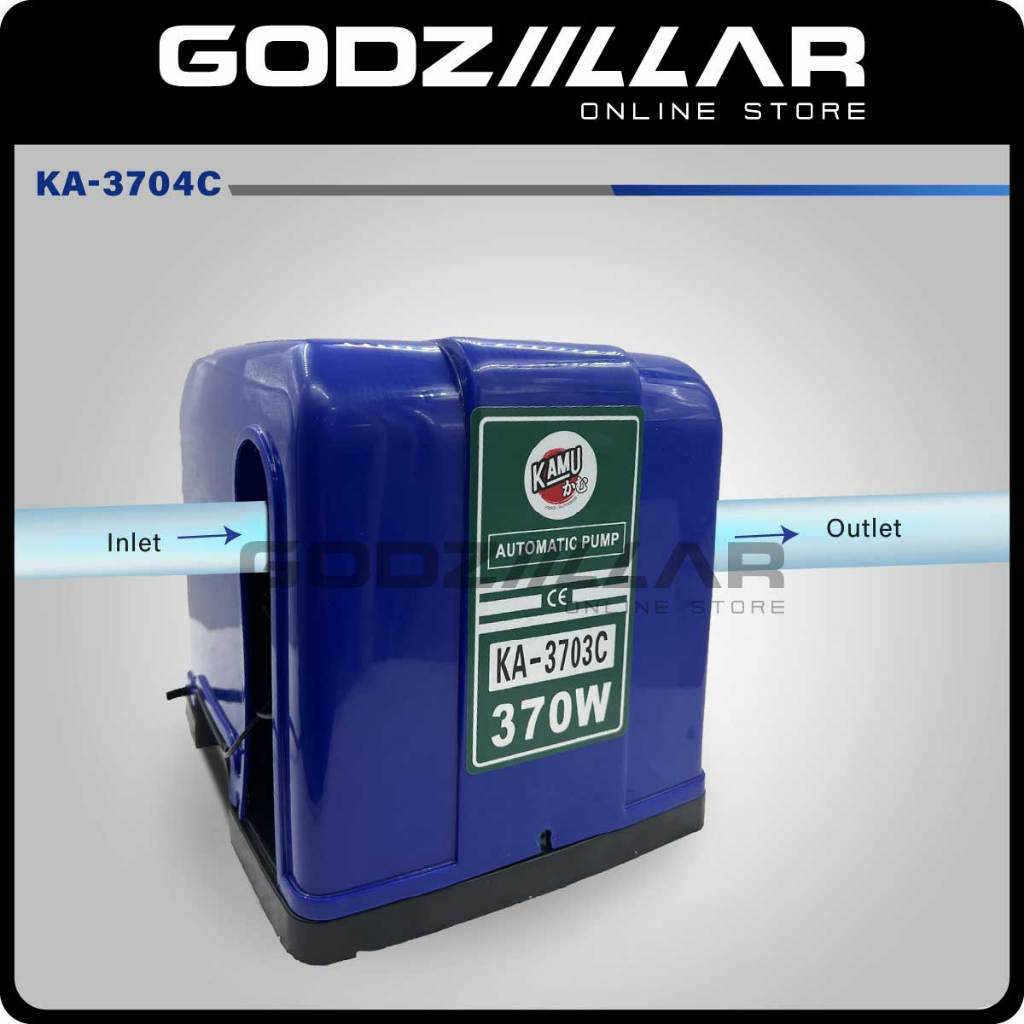 (Japan) Kamu Automatic Self-Priming Peripheral Water Pump Pam Air Automatik Rumah | 0.5hp | KA-109 & KA-370 & KA-3704C
