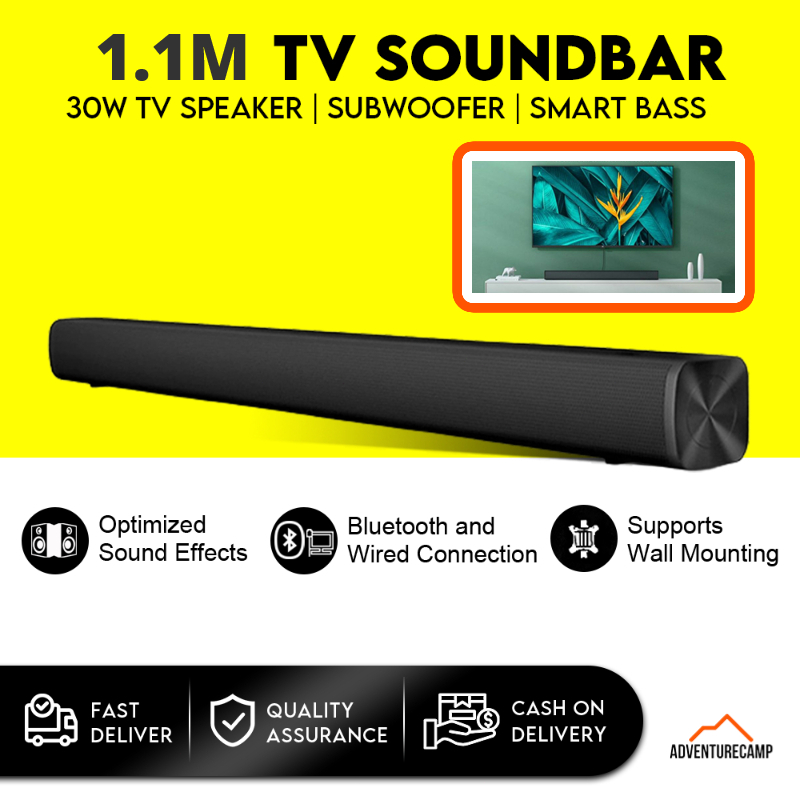 🇲🇾Ready Stock🔥 TV Speaker Sound Bar Subwoofer Smart Bass Stereo Device Wireless Bluetooth