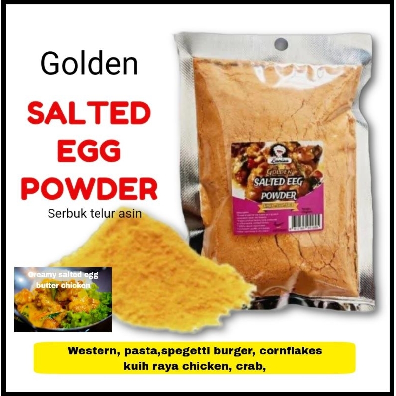 Salted Egg Powder Raw buat cornflakes telur asin | Serbuk telur masin |Serbuk Salted egg Golden salted Egg