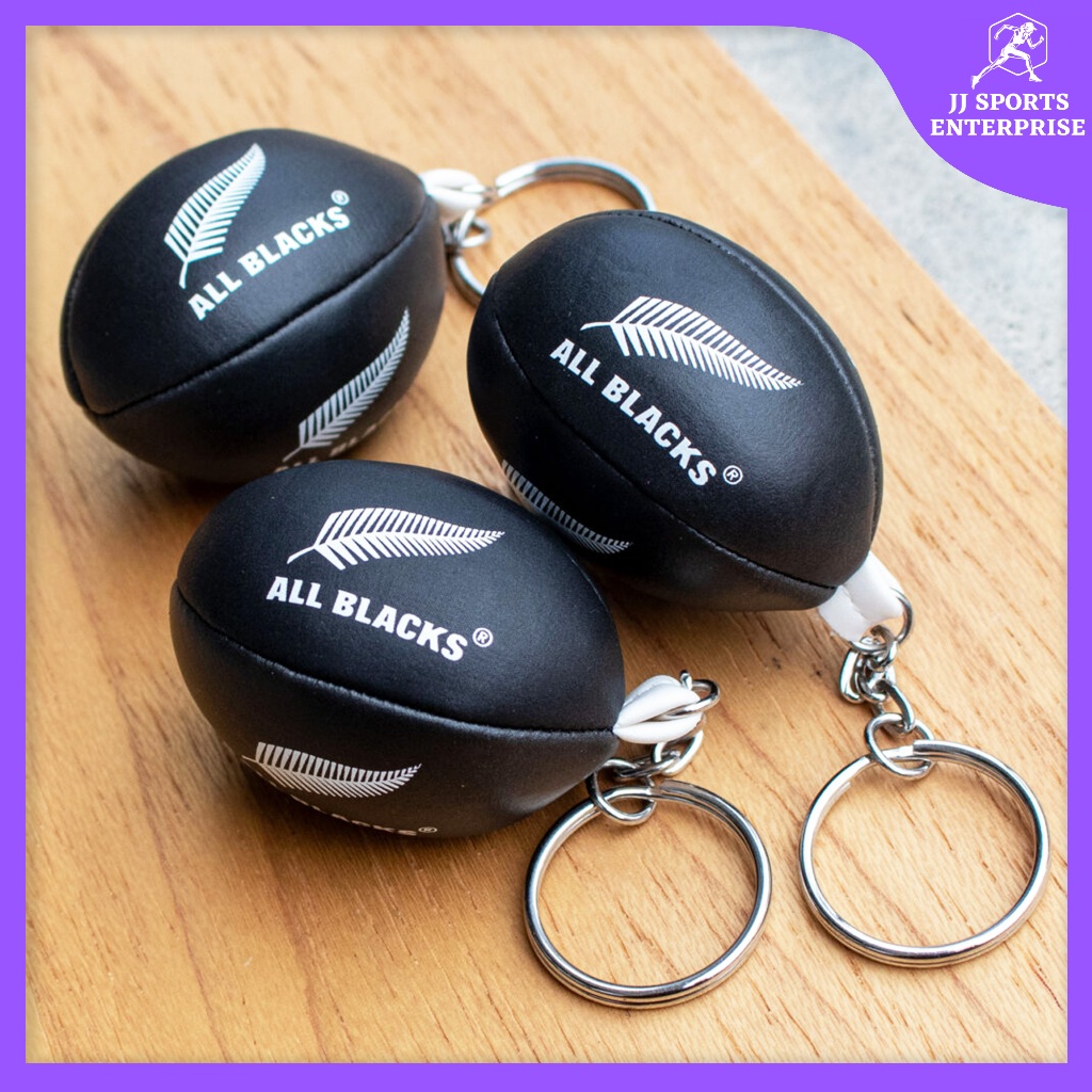 Gilbert All Black Official Keyring Rugby Souvenir Key Ring Keychain Keyholders