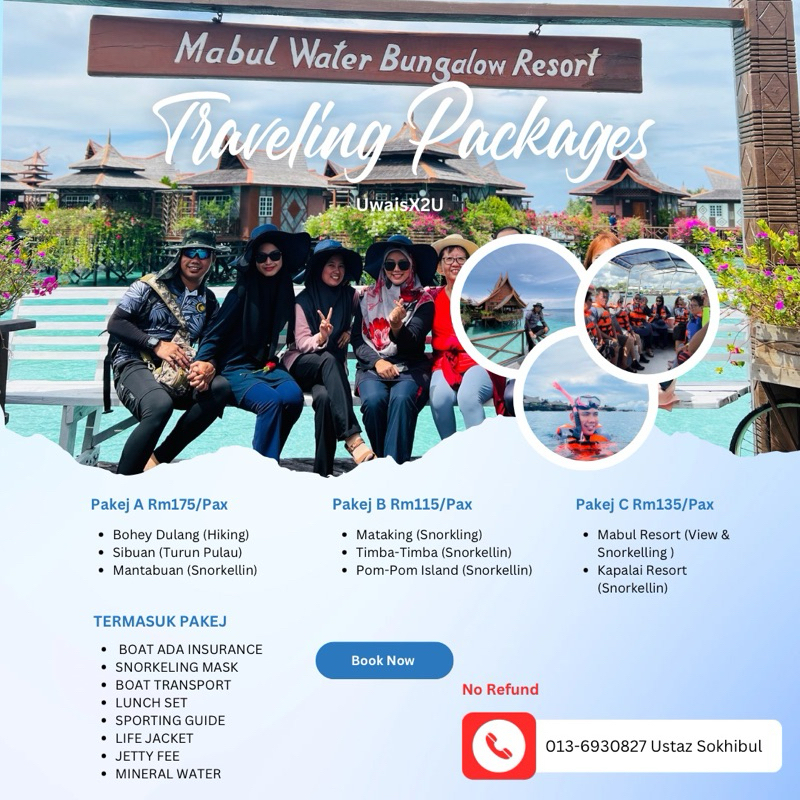 PAKEJ DAYTRIP SEMPORNA SABAH